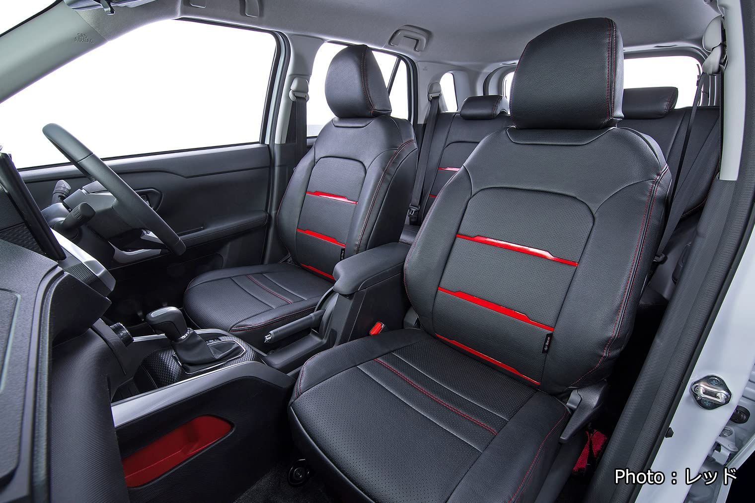 新着商品A200A / A210A ライズ  A200S / A210S ロッキー 専用シートカバー エクスクルーシブライン graceグレイス カラー：レッド GSC-EXT170ARE