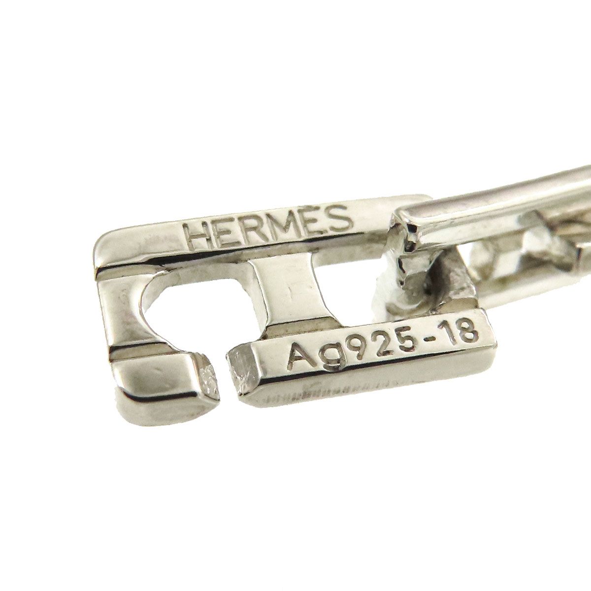 HERMES エルメス ヘラクレス ブレスレット シルバー 18cm ag925-