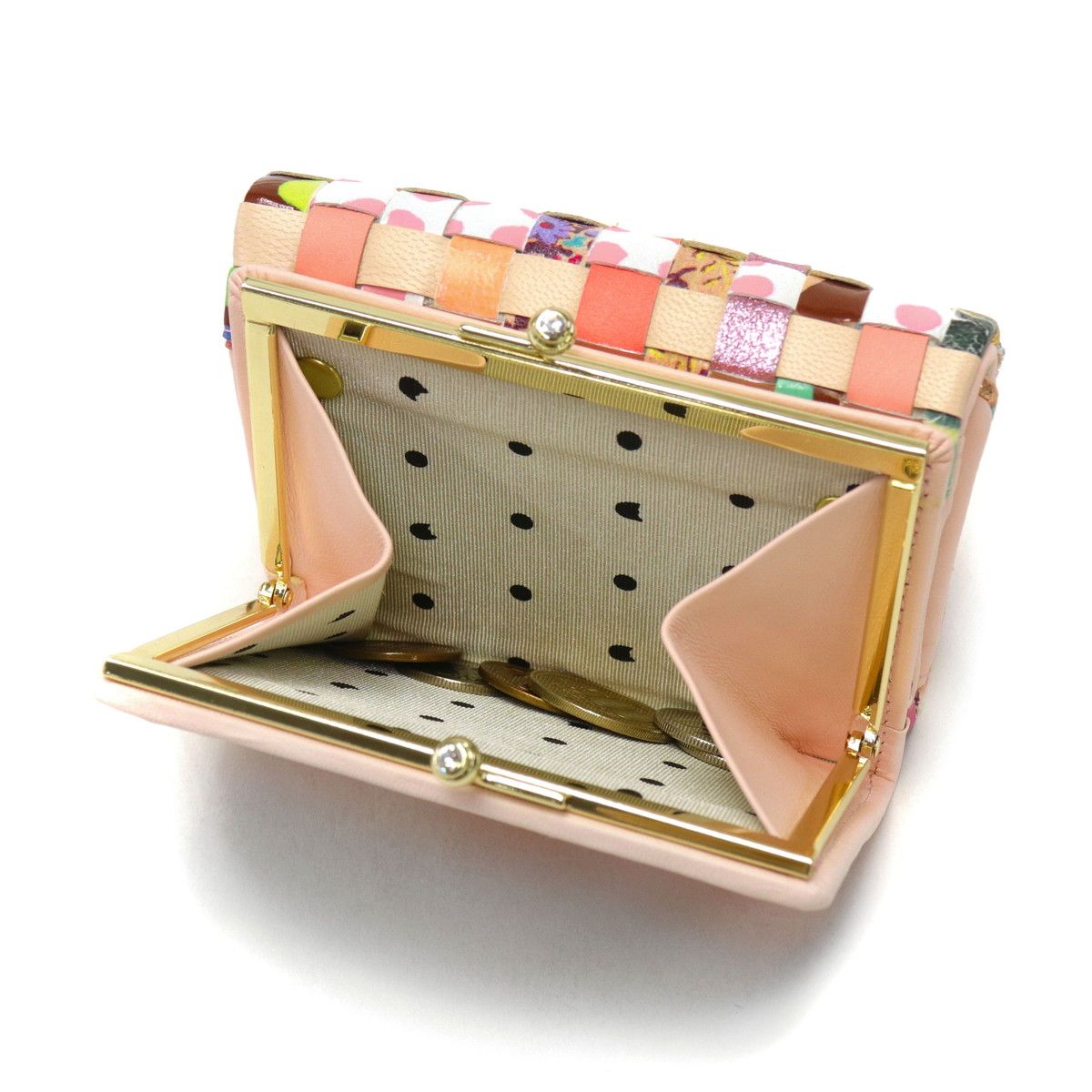 美品、TSUMORI CHISATO-エポネコメッシュ三つ折り財布 ツモリチサト 三つ折り財布 tsumori chisato CARRY エポネコメッシュ