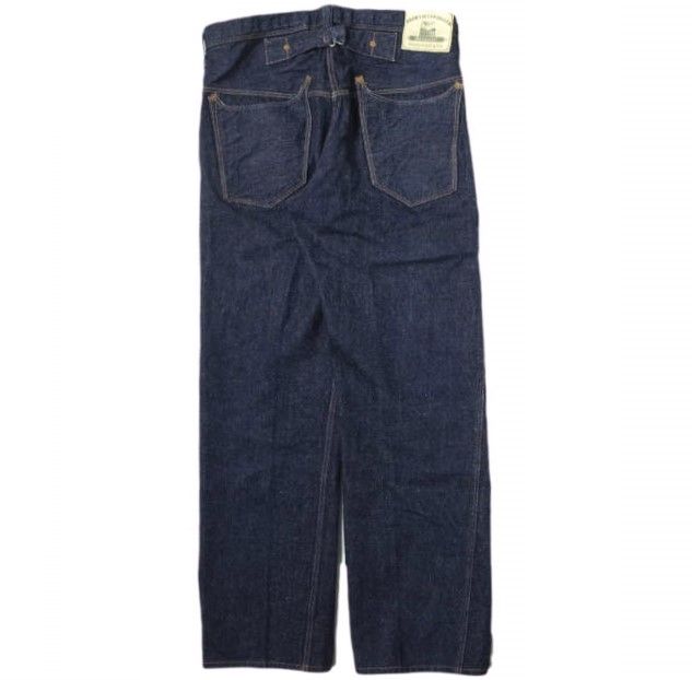 WAREHOUSE ウエアハウス 日本製 NONPAREIL WAIST OVERALL シンチバックデニムパンツ 32 インディゴ ボタンフライ  ジーンズ ボトムス g15047 - メルカリ