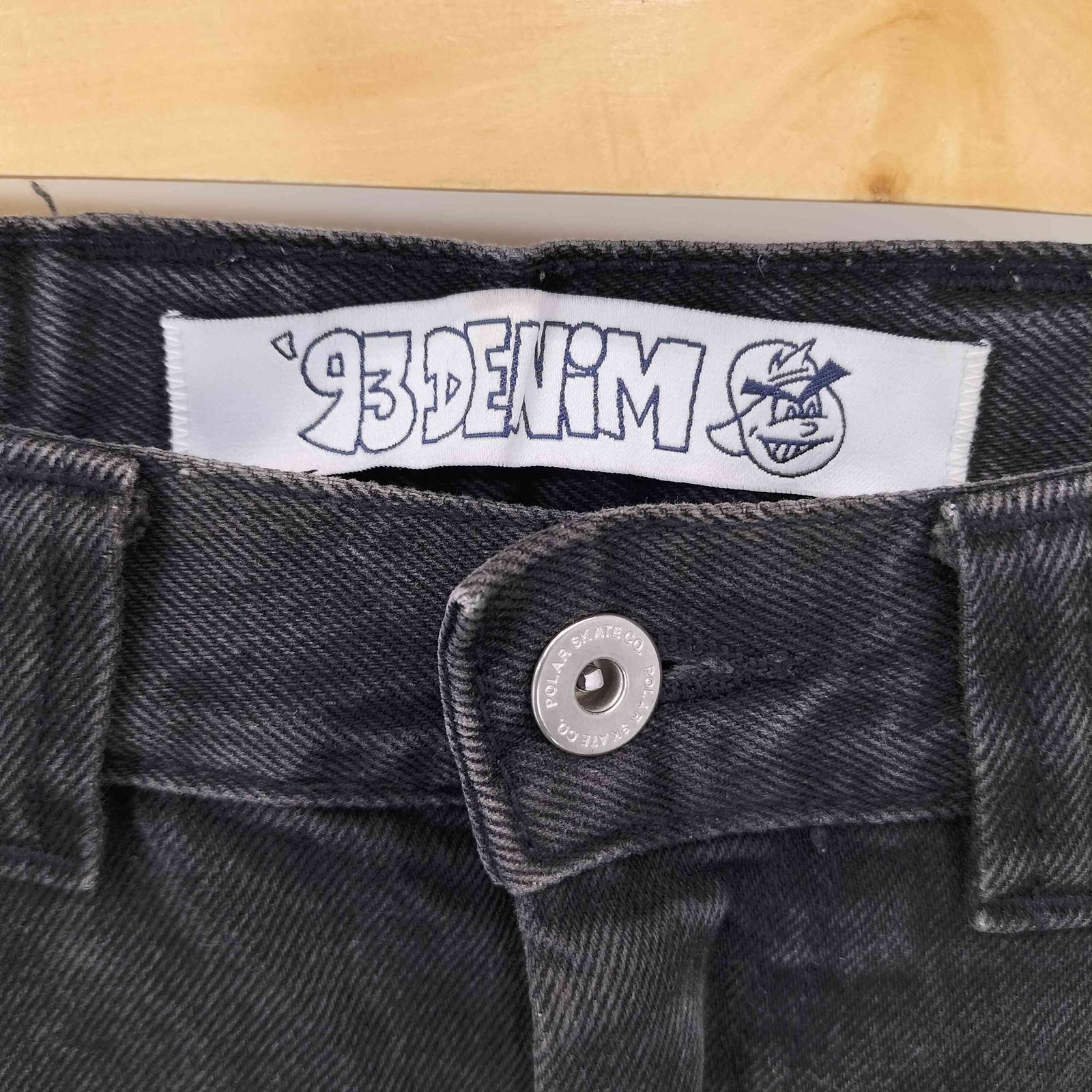 ポーラースケートカンパニー POLAR SKATE CO. 93 DENIM ブラックデニム