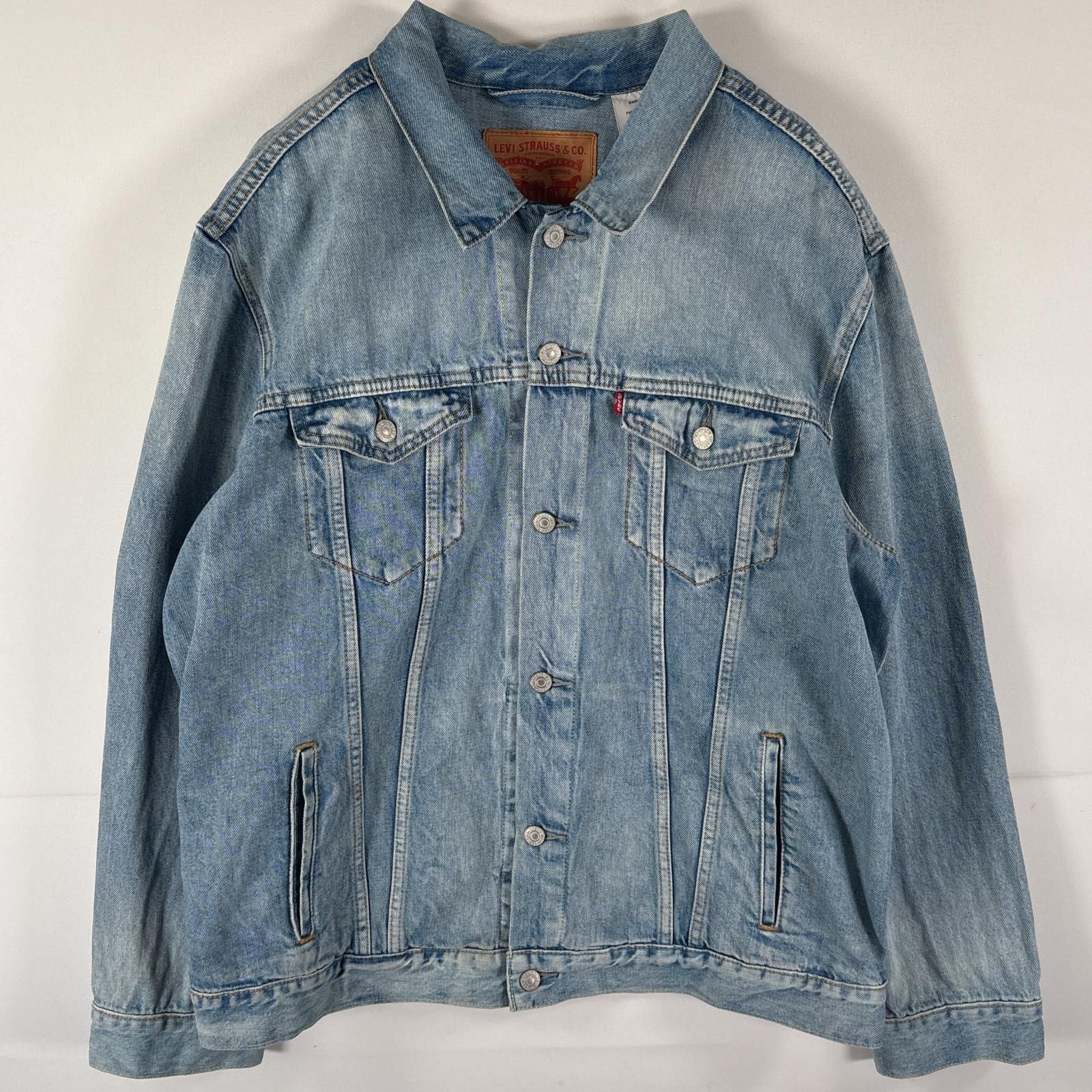 古着 リーバイス Levi's デニムジャケット 大きいサイズ ジージャン G