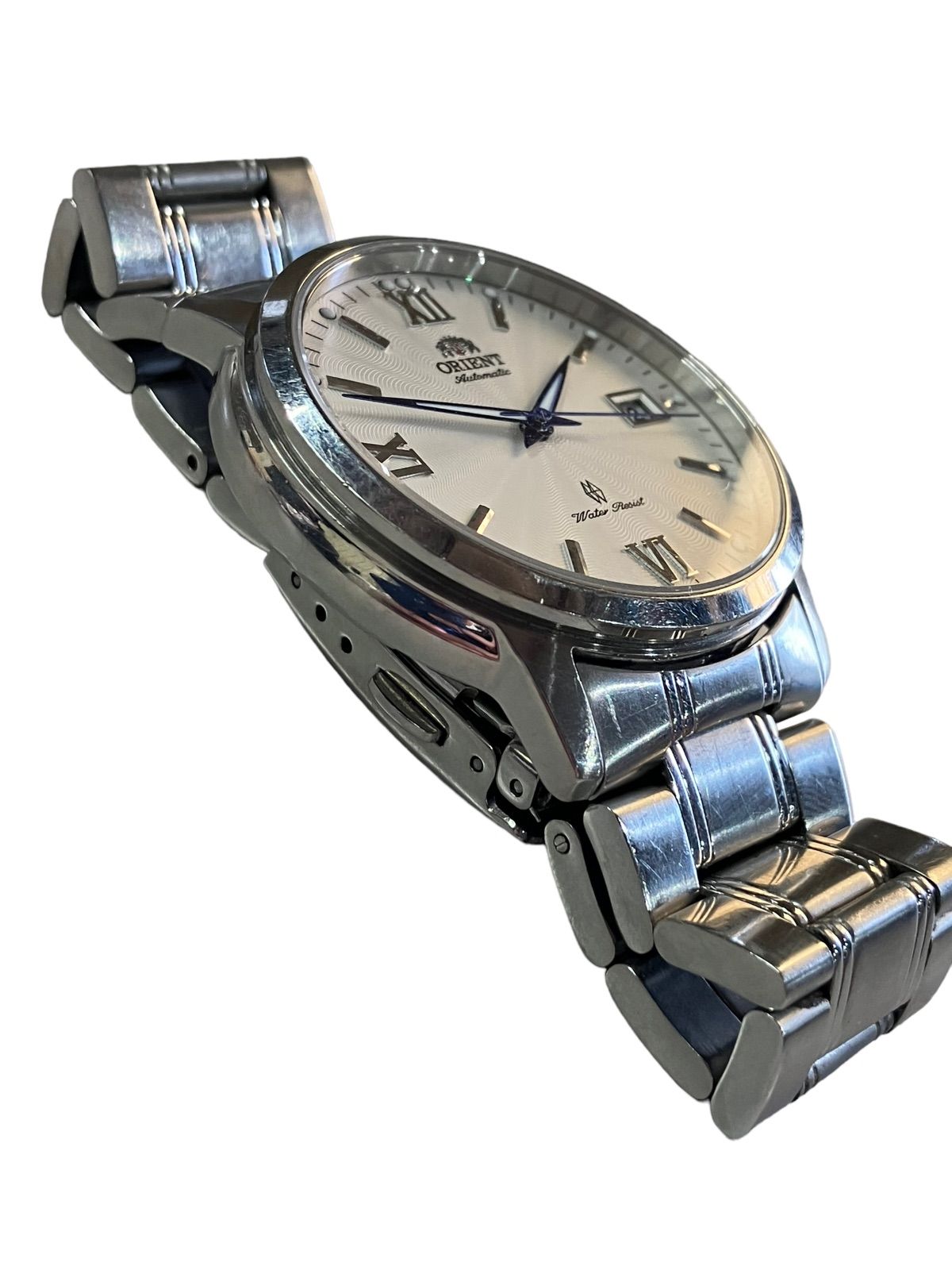 極美品【稼働品】ORIENT オリエント ER1T ホワイト シルバー 自動巻き - 腕時計(アナログ)