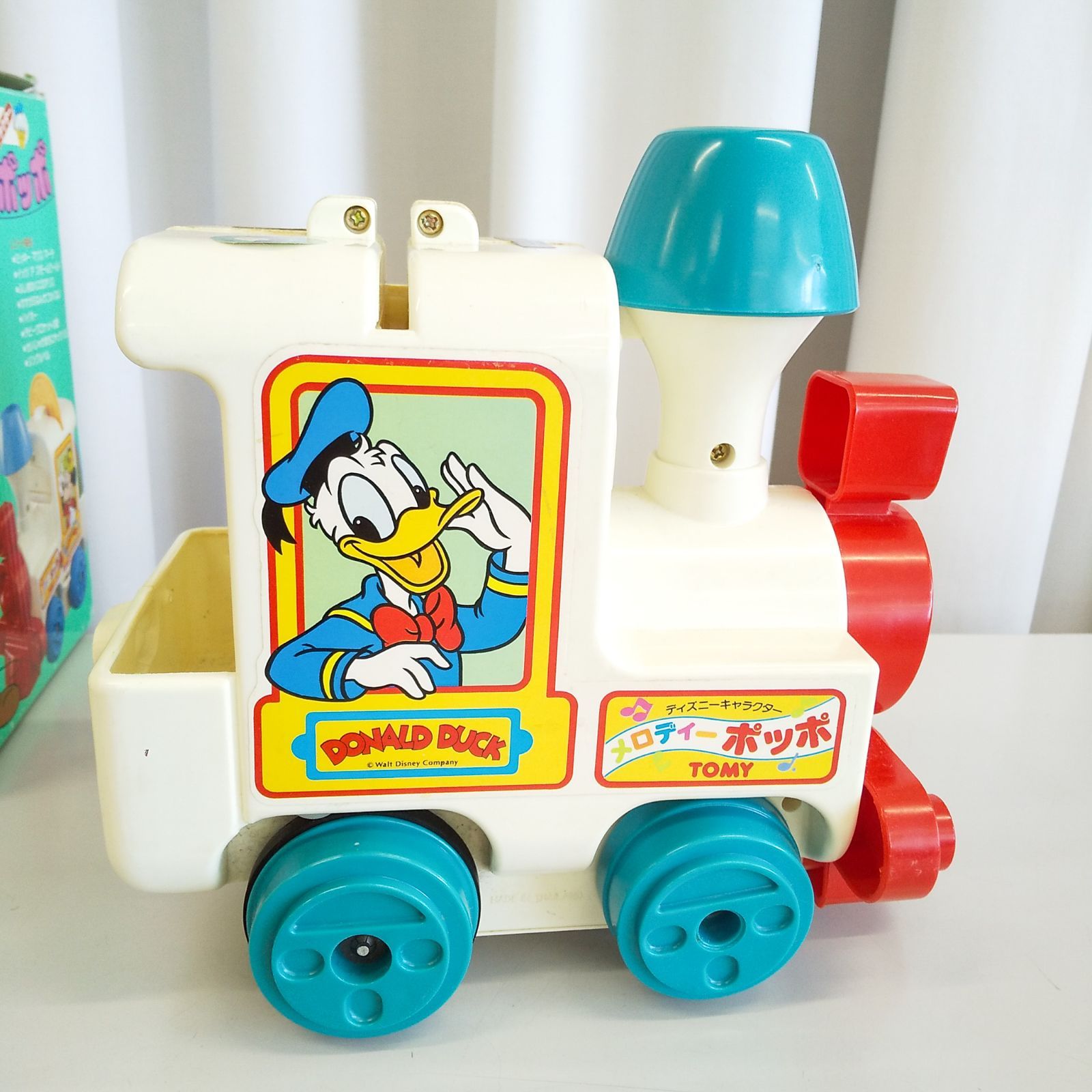 動作〇 ディズニー メロディーポッポ TOMY トミー レコード4枚 箱付き