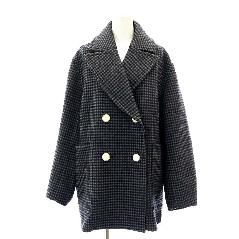 23AW✨Ballsey プレミアムウールリバーオープンカラーショートコート36