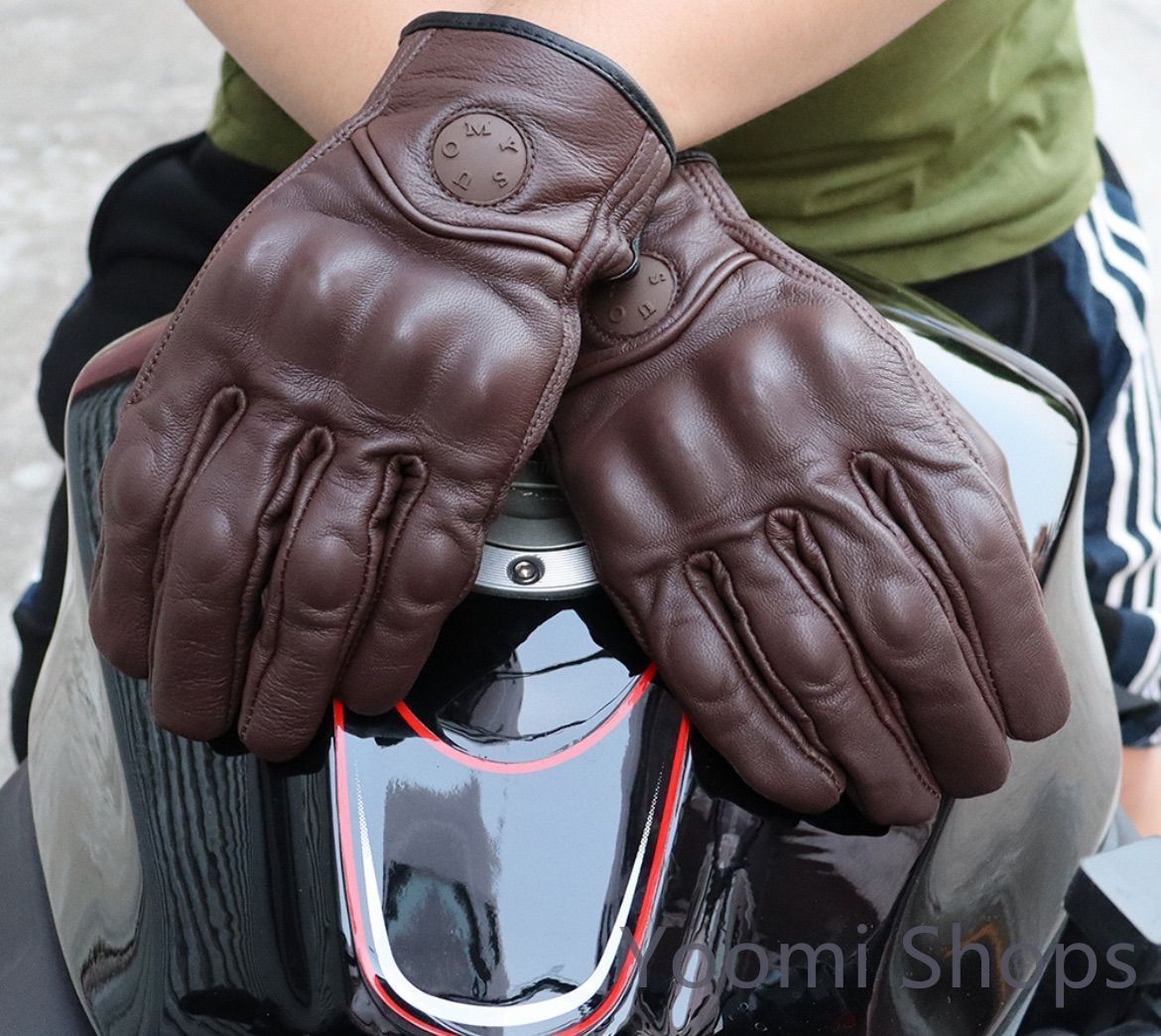 【新品未使用】バイクグローブ レザー グローブ 秋 革 バイク用バイク用品 ツーリング アウトドア アウトドア用品 アクセサリー 冬 ゴ