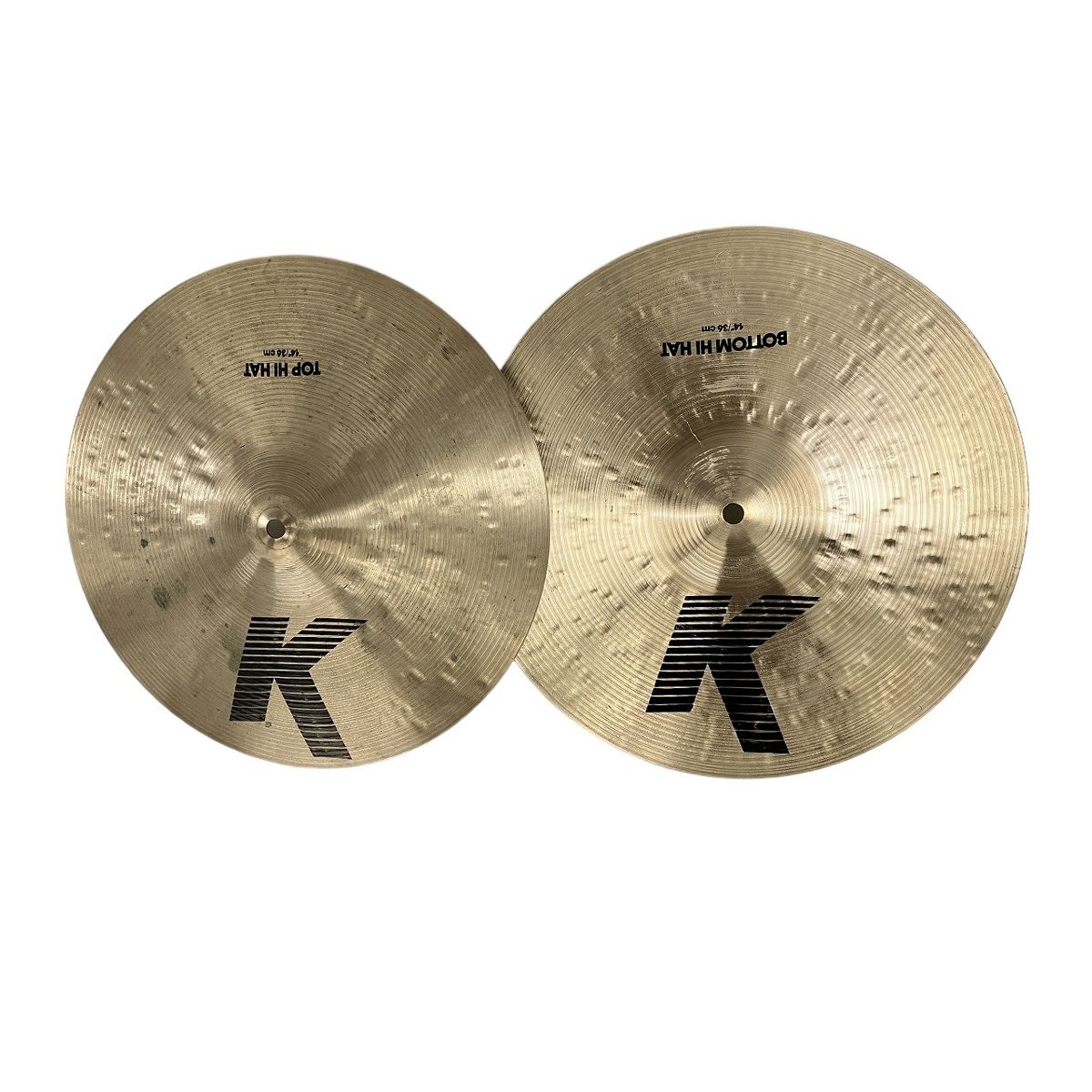 K Zildjian Kジルジャン TOP HI HAT BOTTOM HI HAT 14インチ セット ドラム W10562326