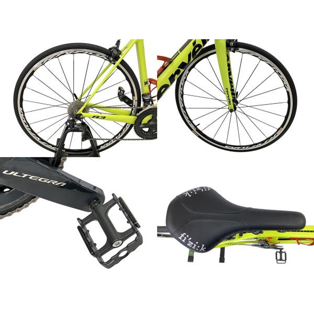 CERVELO R3 2018モデル サイズ54 ULTEGRA Di2 フルオイエロー ロードバイク W10455210