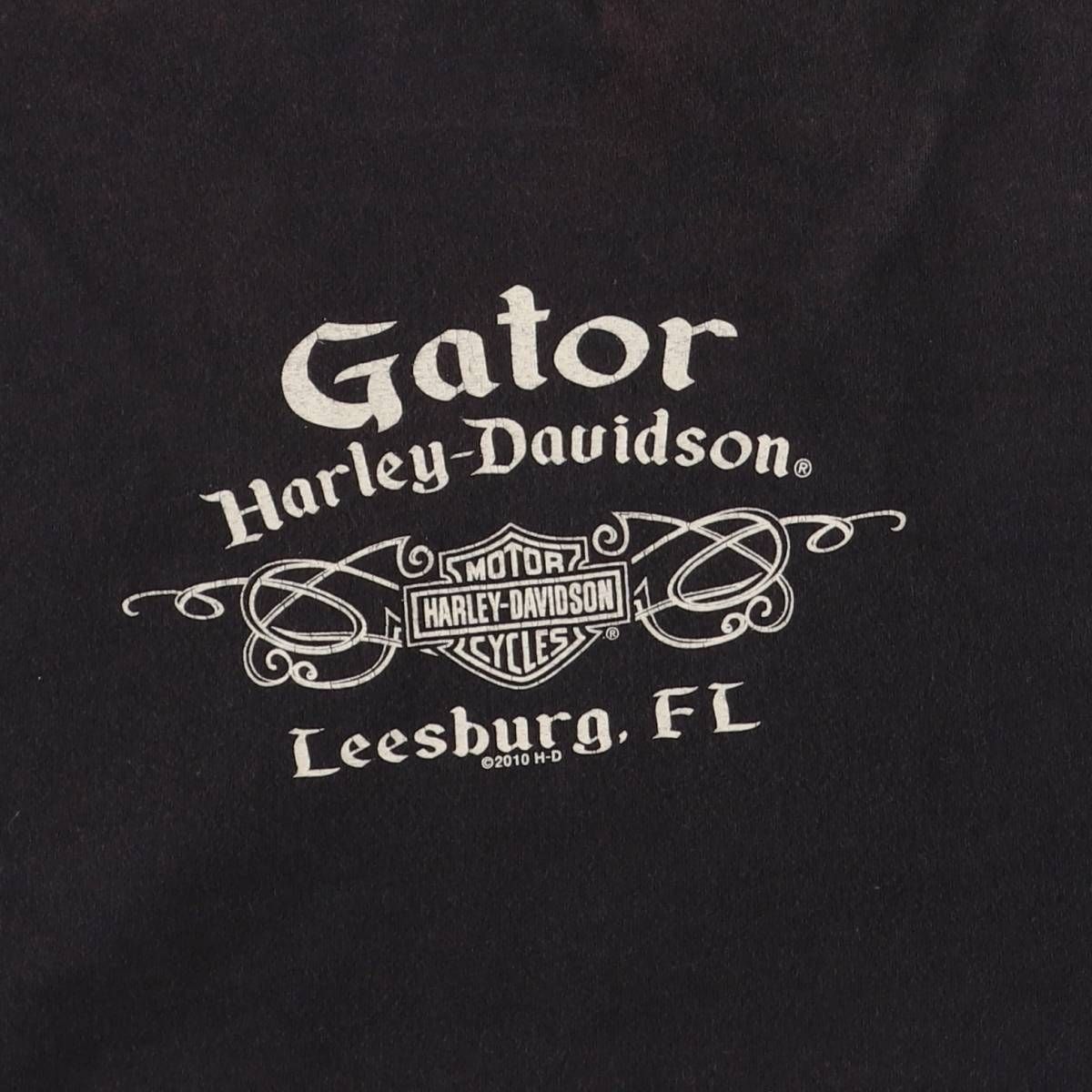 古着 ハーレーダビッドソン Harley-Davidson カットアウト