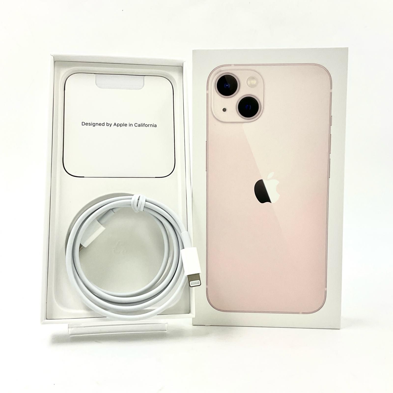 全額返金保証】【最速発送】Apple iPhone 13 256GB ピンク au 美