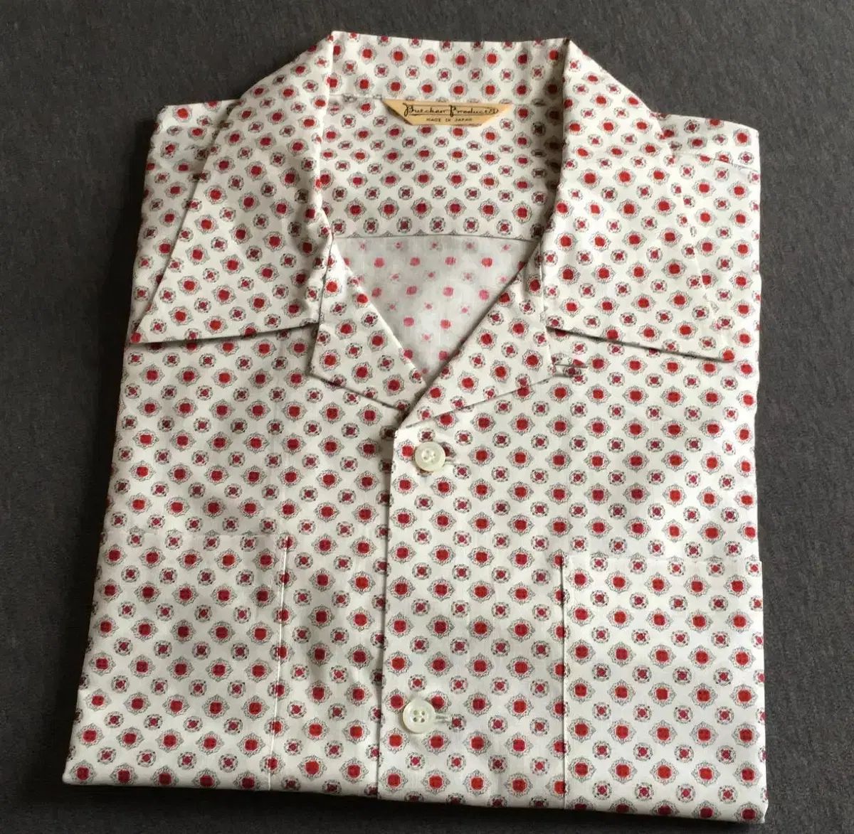 アットラスト　Crest Shirt S/S 16 1/2 At Last&Co(アットラスト) Crest Shirt L ／ S ー White - メルカリ