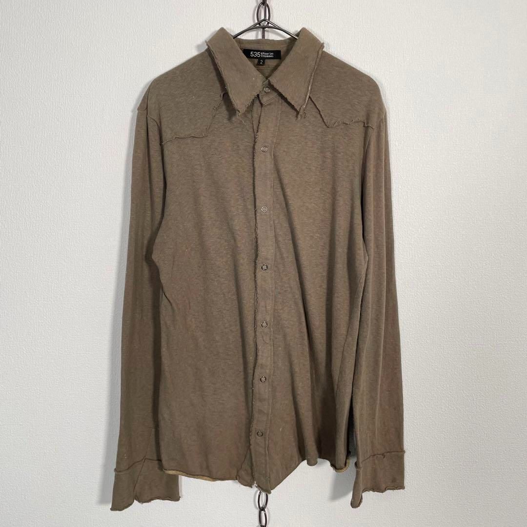 00s 5351pour les hommes カットソーarchive y2k 5351 pour les hommes 00s archive y2k half zip Tee プールオム