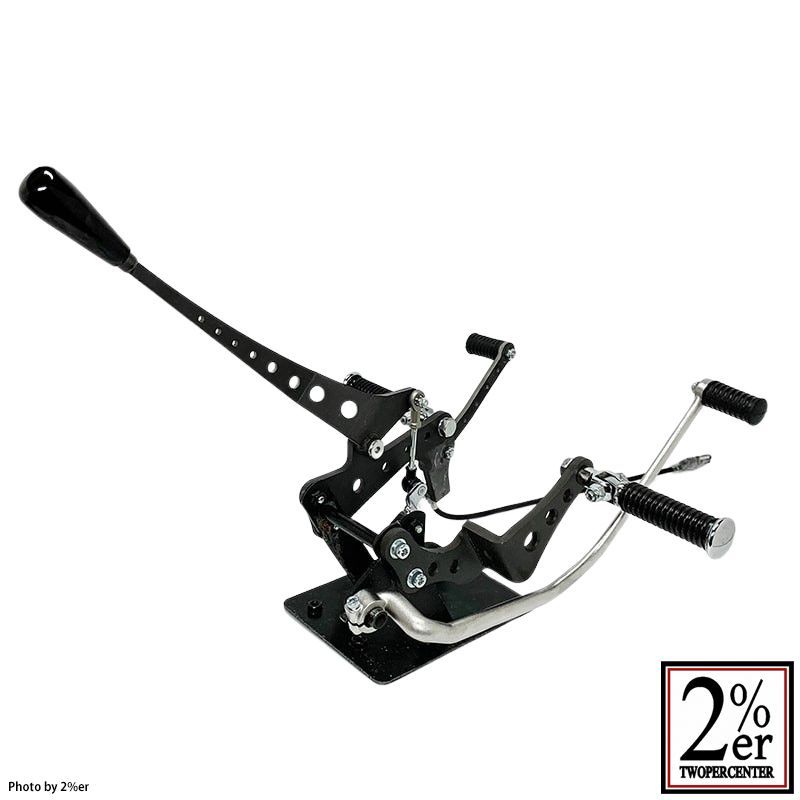 ドリルドミッドハイ ジョッキーシフトキット パーカライズ SR400/500用