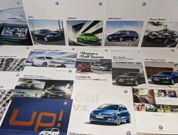 【中古】【車カタログ】 Volkswagen 関連色々/Passat Variant/Golf/Sharan/Bora/Jetta/Scirocco/jeans up!/Fact Book／フォルクスワーゲン