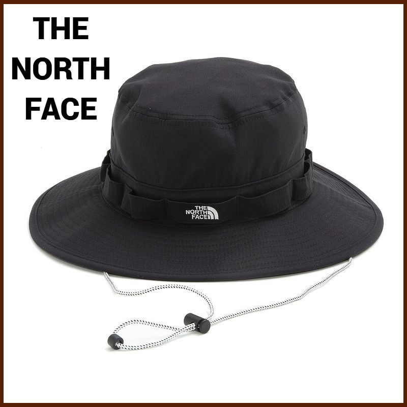 THE NORTH FACE ノースフェイス ハット 帽子 黒 ブラック メンズ 吸湿性 速乾性 FlashDry素材 ストレッチ性あり  アジャスターで調節可能 UVカット期待 S-Mサイズ L-XLサイズ 新品未使用