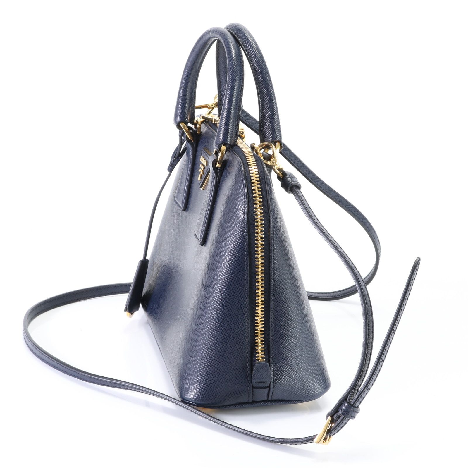 未使用 プラダ サフィアーノ レザー 2WAY ショルダーバッグ 斜め掛け  