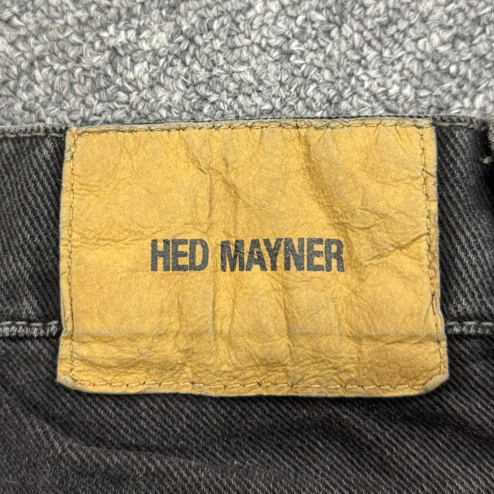 未使用品 HED MAYNER 24AW Black Fade Denim Pants ブラック