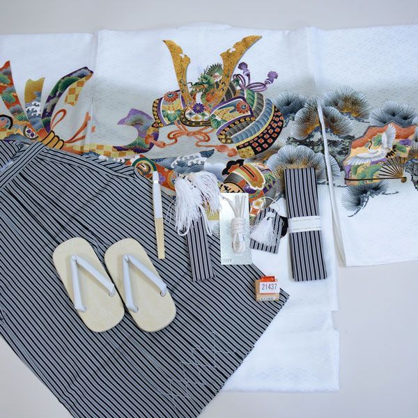 七五三　七歳の女の子の正絹お振り袖コーディネート　青海波に蝶よ花よ 七五三 七歳の女の子の正絹お振り袖コーディネート 青海波に蝶よ花