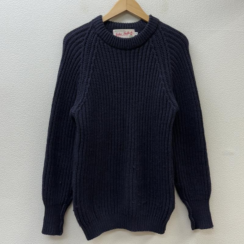 John Tulloch ジョンタロック ニット、セーター 長袖 MADE IN UK イングランド製 ウール クルーネック