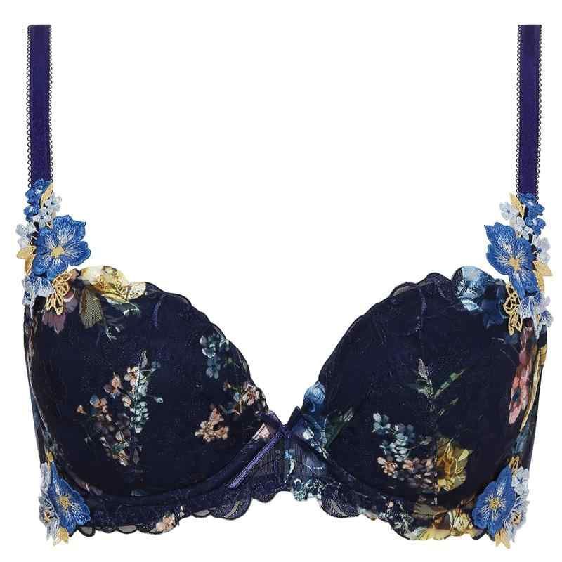 トリンプ レッドレーベル0082 ブラジャー レディース M008 ブルー C70