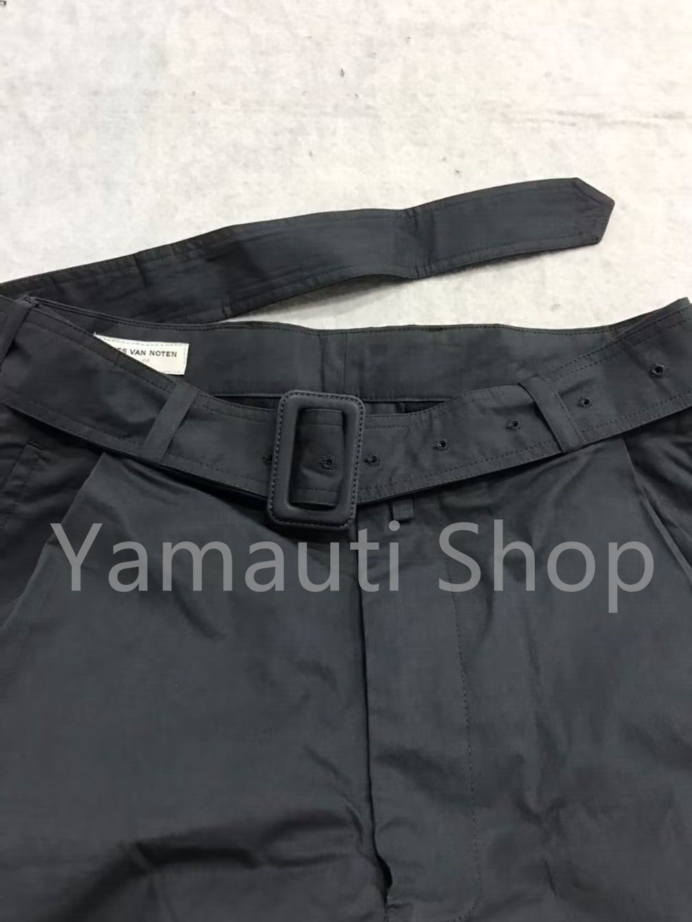 Dries Van Noten ドリスヴァンノッテン チノパンツ ベルト付 Dries Van Noten ドリスヴァンノッテン チノパンツ ベルト付