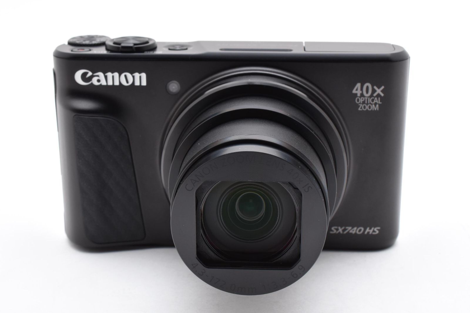 【国際ブランド】 Canon PowerShot SX740 HS ブラック 光学40倍ズーム 4K動画 Wi-Fi対応 PSSX740HSBK コンパクトデジタルカメラ 人気アイテムお得に購入。