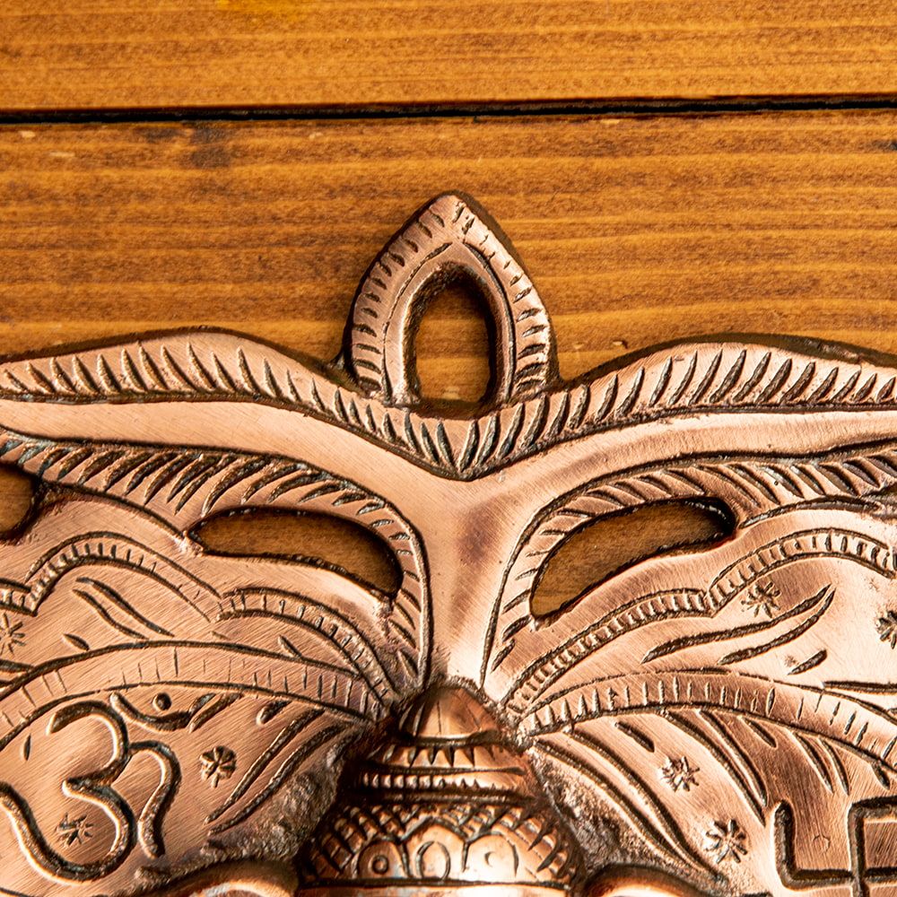 ガネーシャ　面　壁掛け ガネーシャ面壁掛け