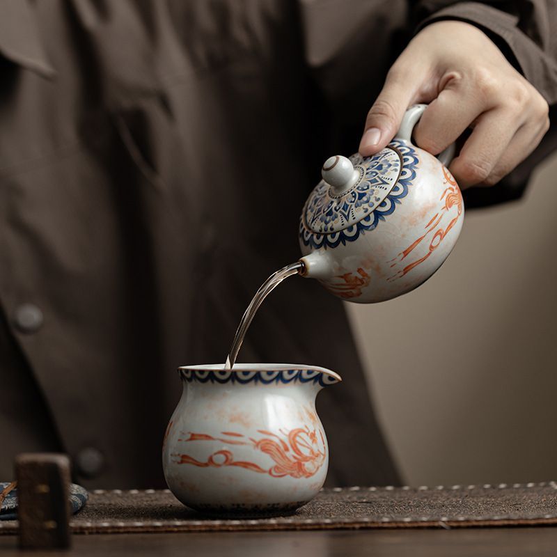 陶器 茶器 大容量 茶ポット 手工 茶道具 質感 陶磁器 飲茶用