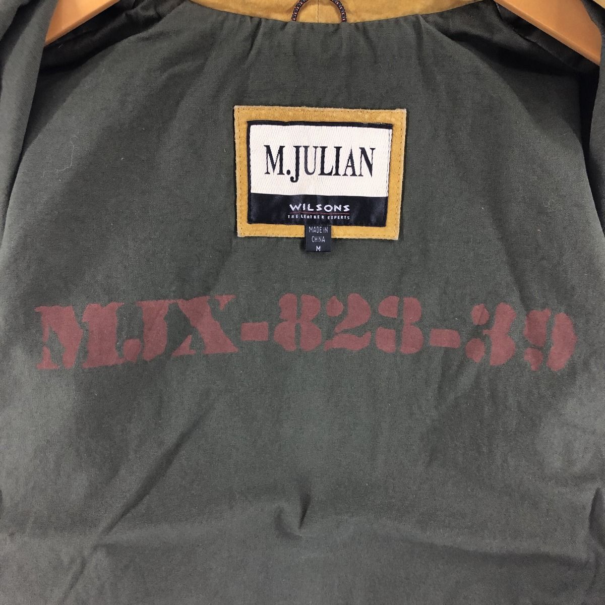 古着 ウィルソンズレザー WILSONS LEATHER M.JURIAN スエードレザー 