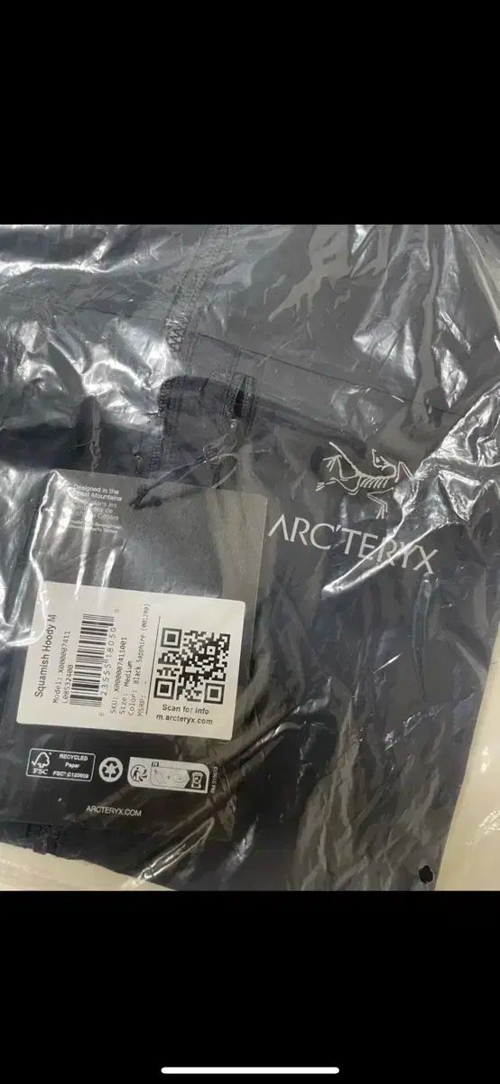 ARC TERYX アークテリクス スコーミッシュ フーディー パーカー ブラック サファイア M