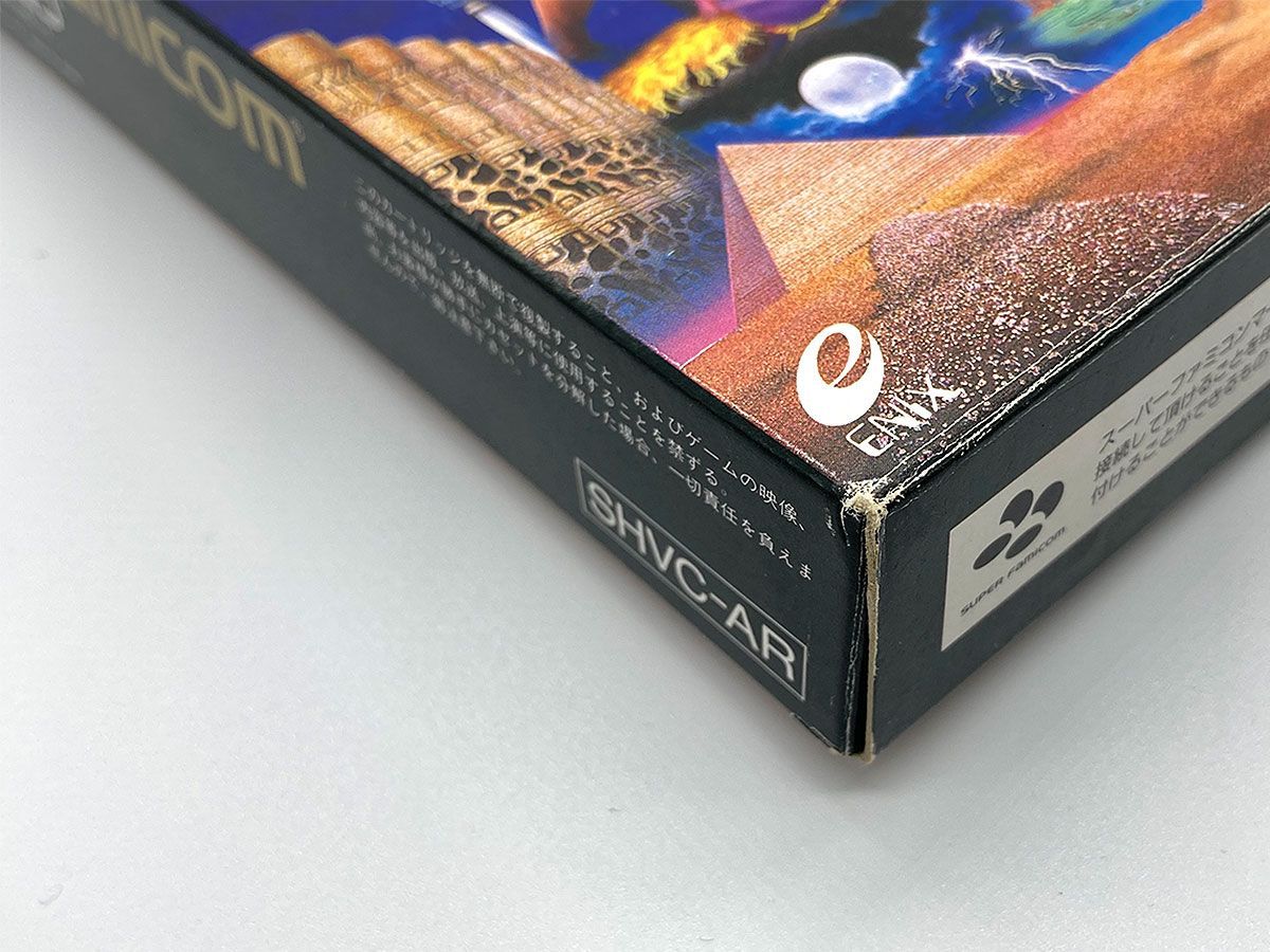 アクトレイザー　箱　説明書　初期動作確認済み アクトレイザー』1990年／スーパーファミコン - レトロゲームの