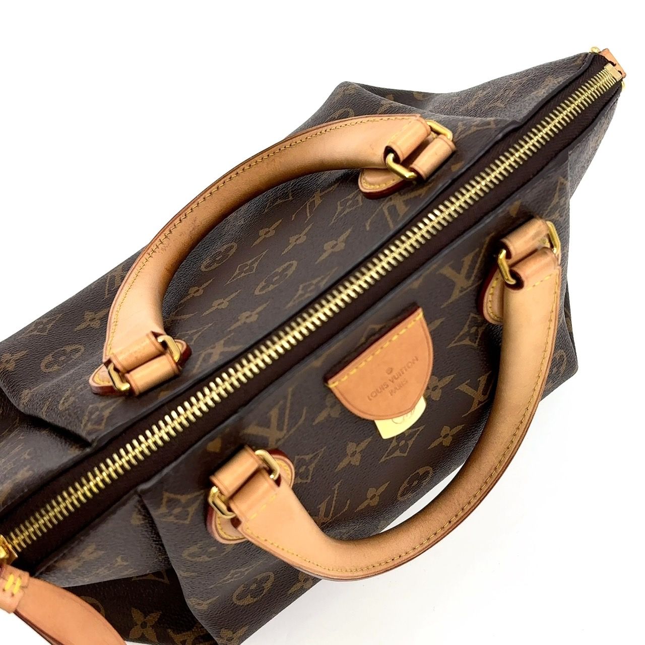 Ri.フリマ様 LOUIS VUITTON リボリーPM モノグラム モノグラム レザー×PVC