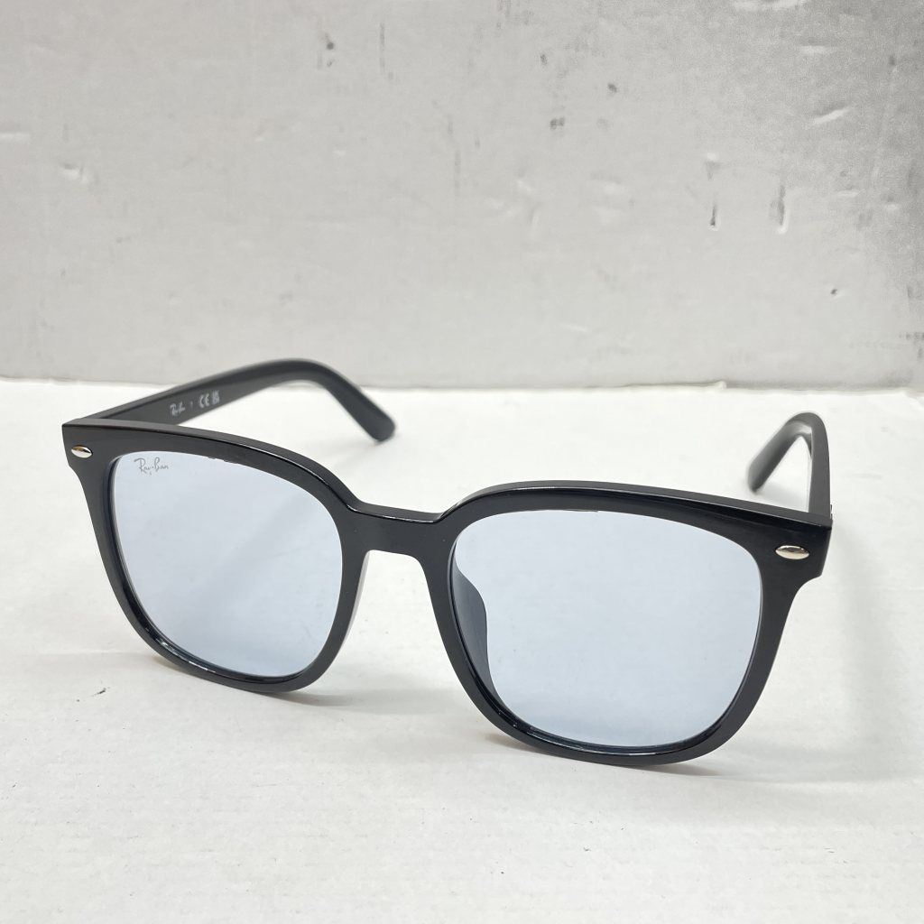 01w-4596 レイバン Ray-Ban RB4401D ブラック×ライトブルー ローブリッジフィット ケース 外箱あり 57□20-150 サングラス RB4401D