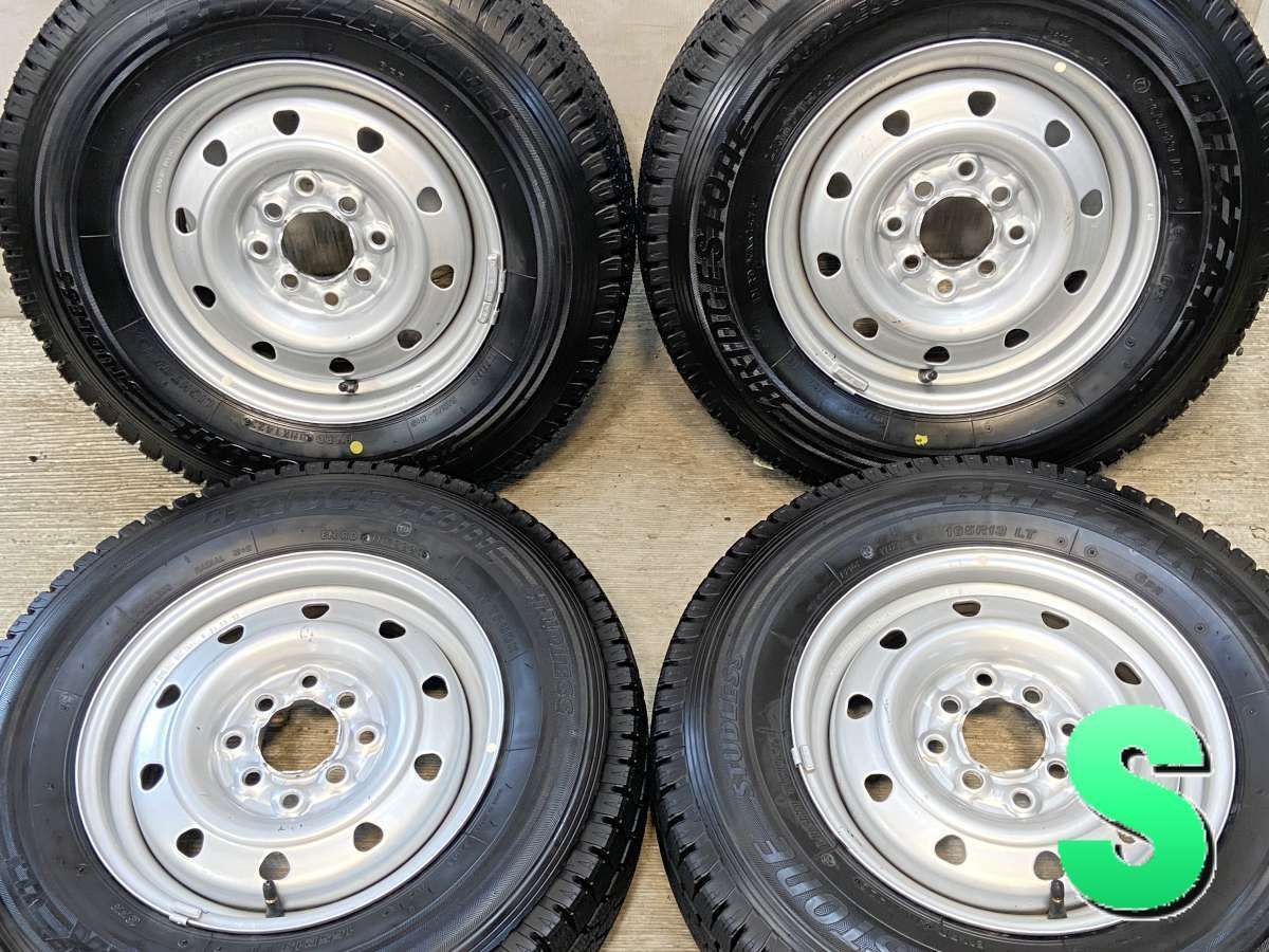 165R13 6PR ブリヂストン ブリザック VL1 TOPY V4C 13x5.0 100 114.3-4穴 タイヤ スタッドレスタイヤ ホイールセット 4本セット w13250910045