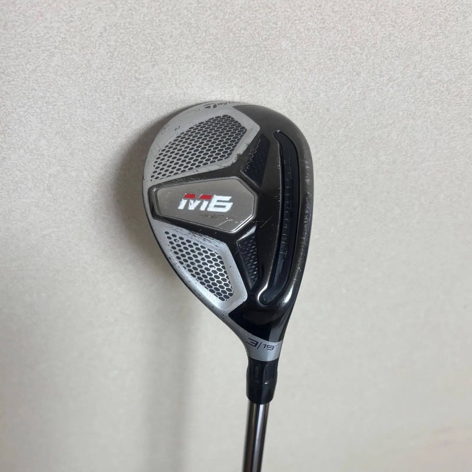 テーラーメードM6　U3　１９度　フレックスR テーラーメイドM6ユティーリティU3-19度UT RE-AX85STEELシャフトS 楽天