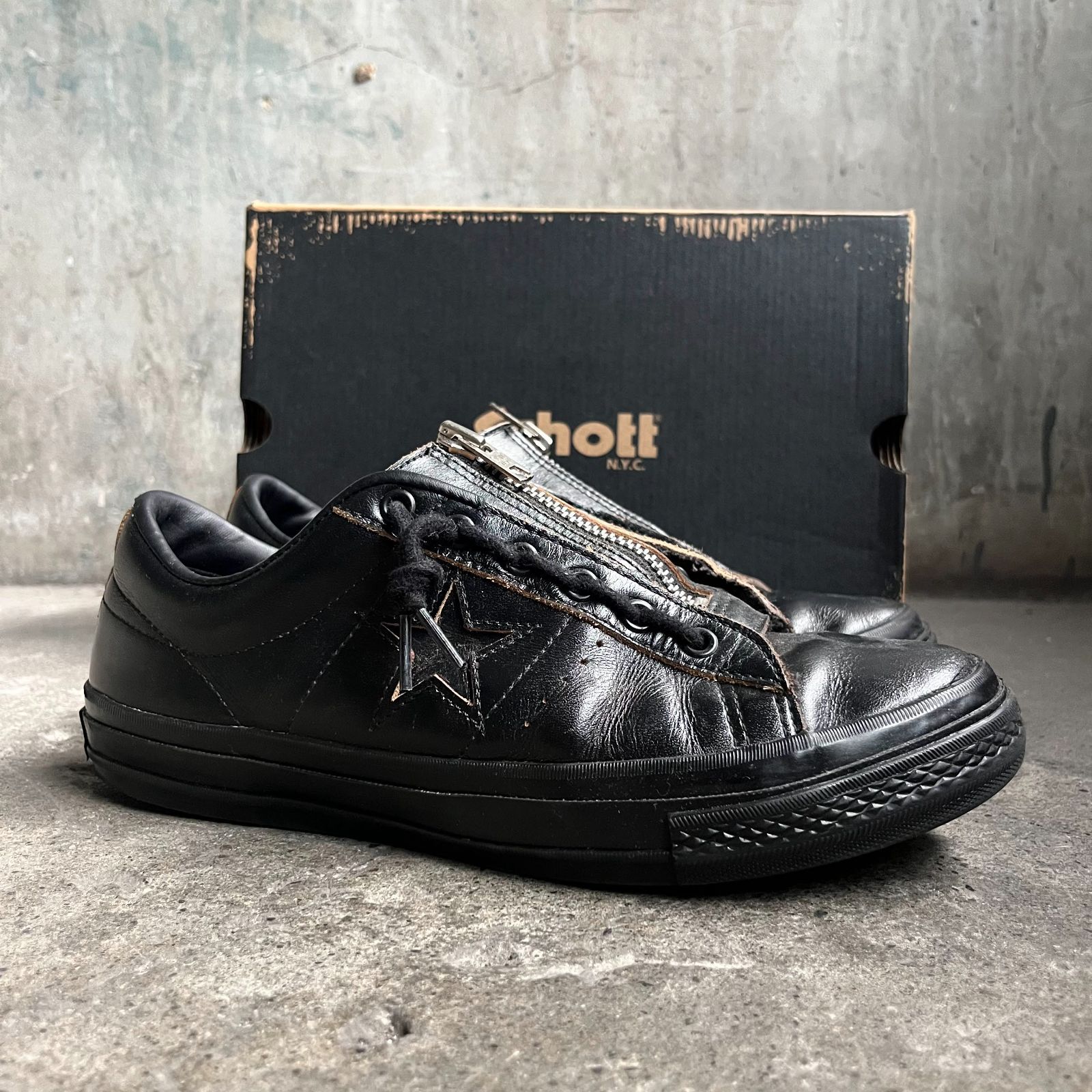 CONVERSE × Schott ONE STAR Z Schott 27cm コンバース ショット ワン 