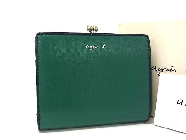 □新品同様□ agnes b. 着け アニエスベー レザー ラウンドファスナー  