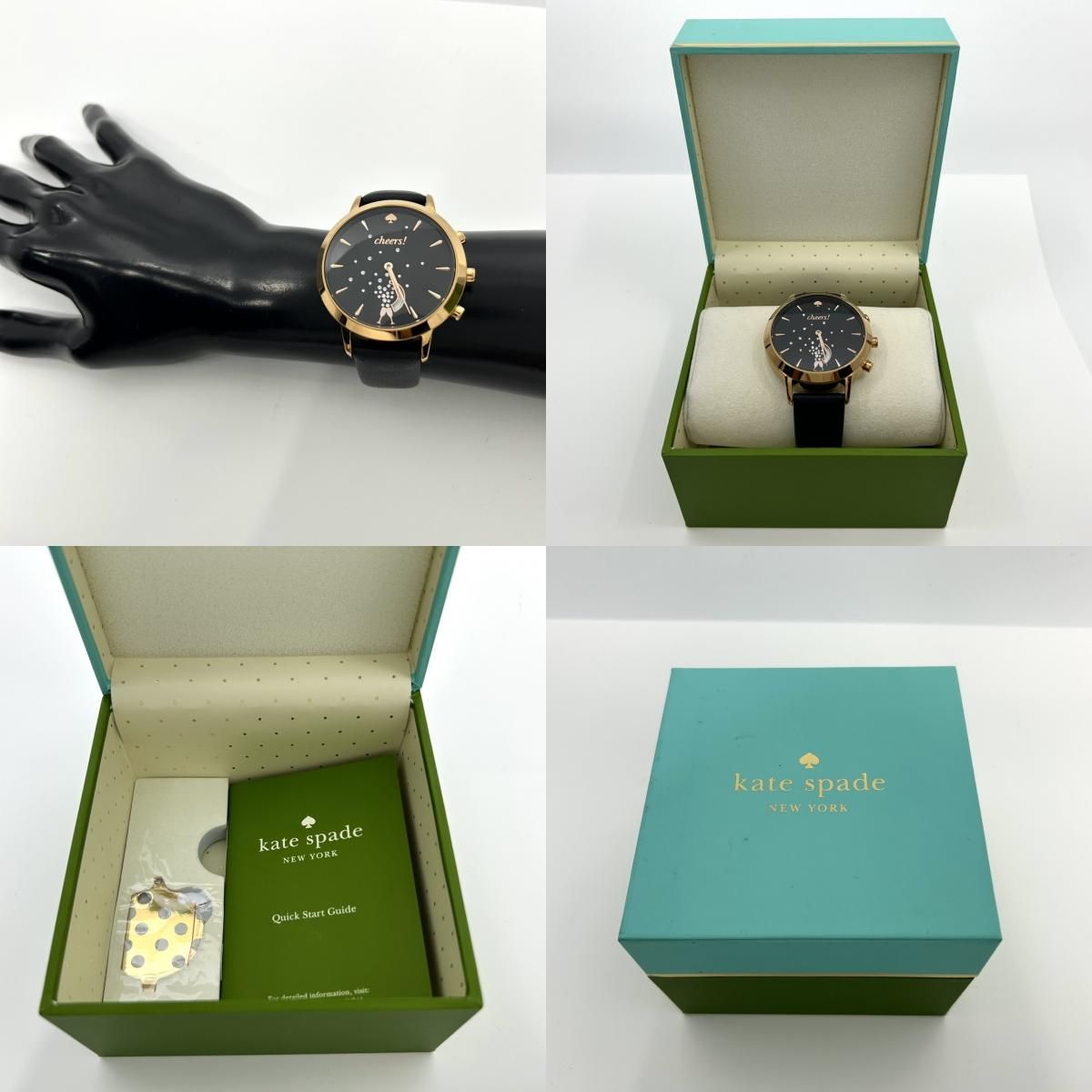 未使用 電池新品 ✨️ kate spade クォーツ 腕時計 箱 ギャランティ 未使用 電池新品 ✨️ kate spade クォーツ 腕時計 箱 ギャランティ