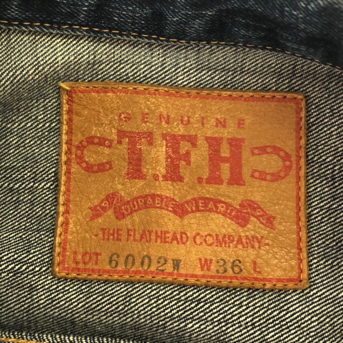 THE FLAT HEAD フラットヘッド 6002W 50's DENIM JACKET 14.5oz 2nd
