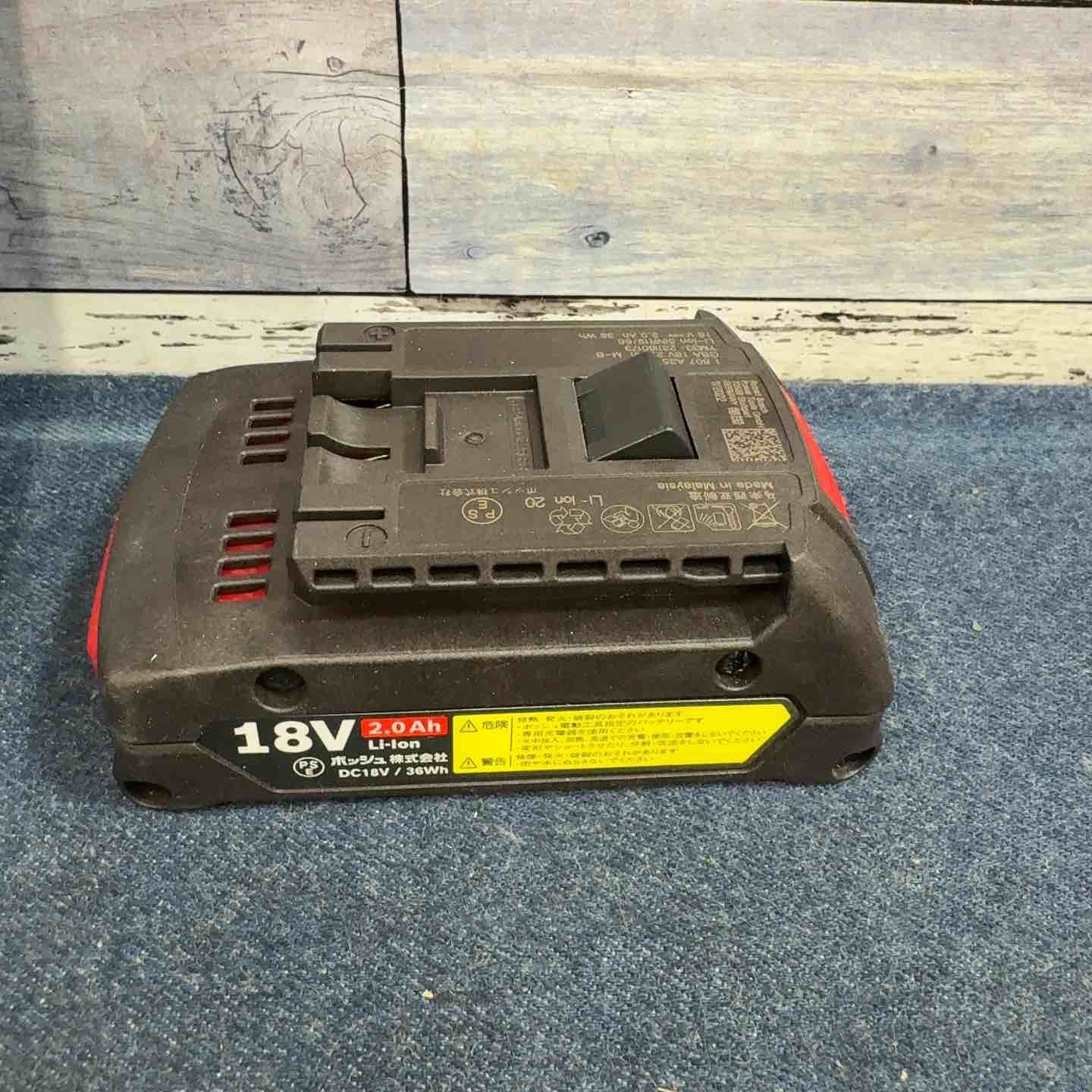 ◇ボッシュ(BOSCH) 18V2.0Ahリチウムイオンバッテリー A1820LIB【八潮