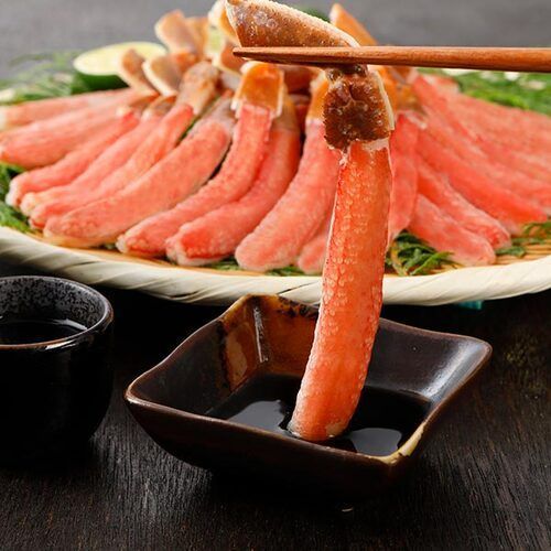 【驚きの低価格】 冷凍 生ズワイガニ 脚Lサイズ 棒肉ポーション 1.0kg 50本入 500g 25本入 ×2パック アイテム入荷！