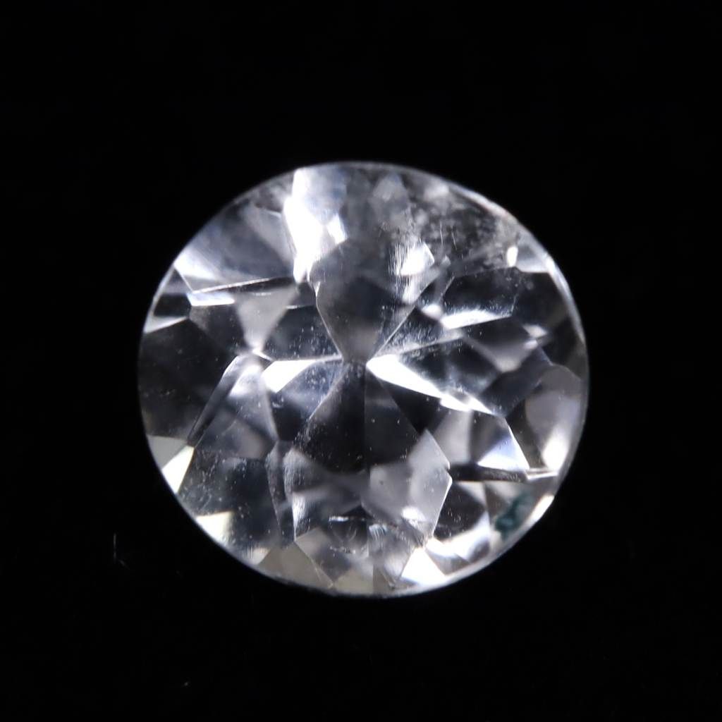 H-E社 フェナカイト AZOZEO A 4.8mmラウンドカット ルース 証明書付 0.47ct 榎本通商37245