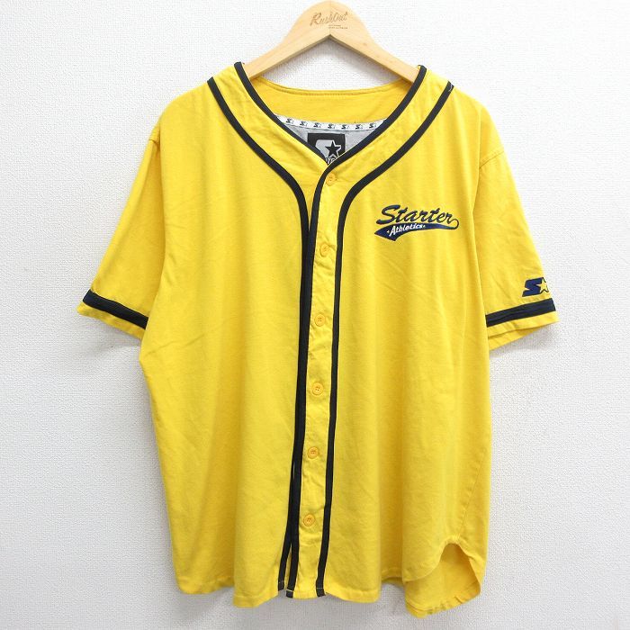 XL/古着 スターター 半袖 ベースボール シャツ メンズ 00s