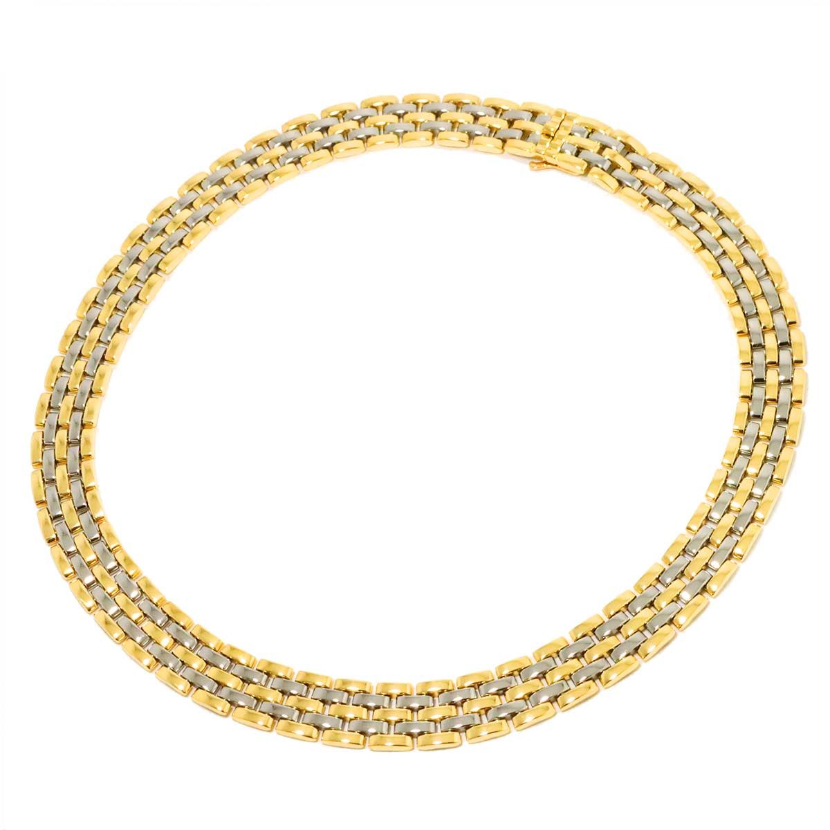 カルティエ Cartier マイヨンパンテール ネックレス 38cm K18 YG
