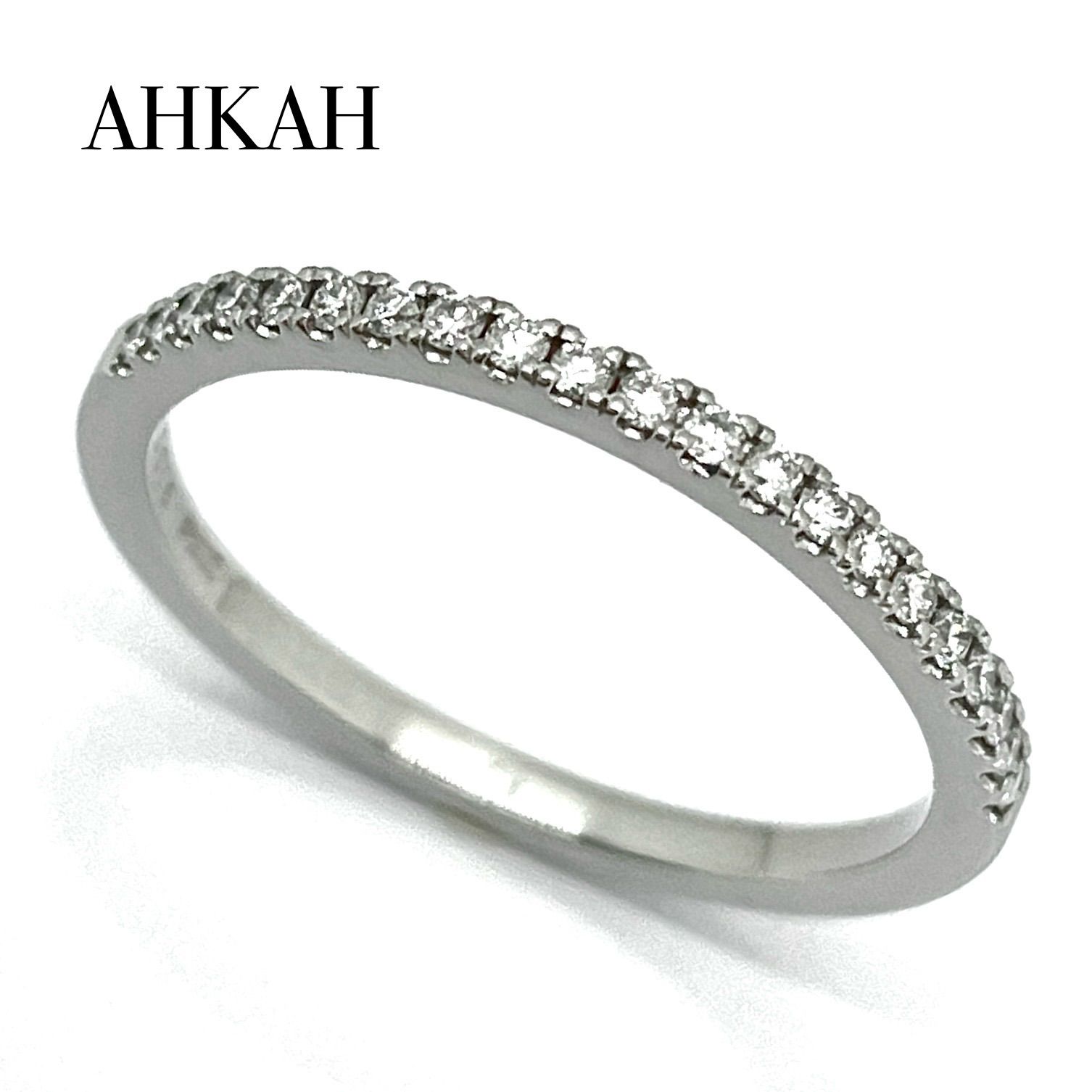 AHKAH / アーカー ティナ ダイヤリング Pt900 0.16ct 12号 - メルカリ