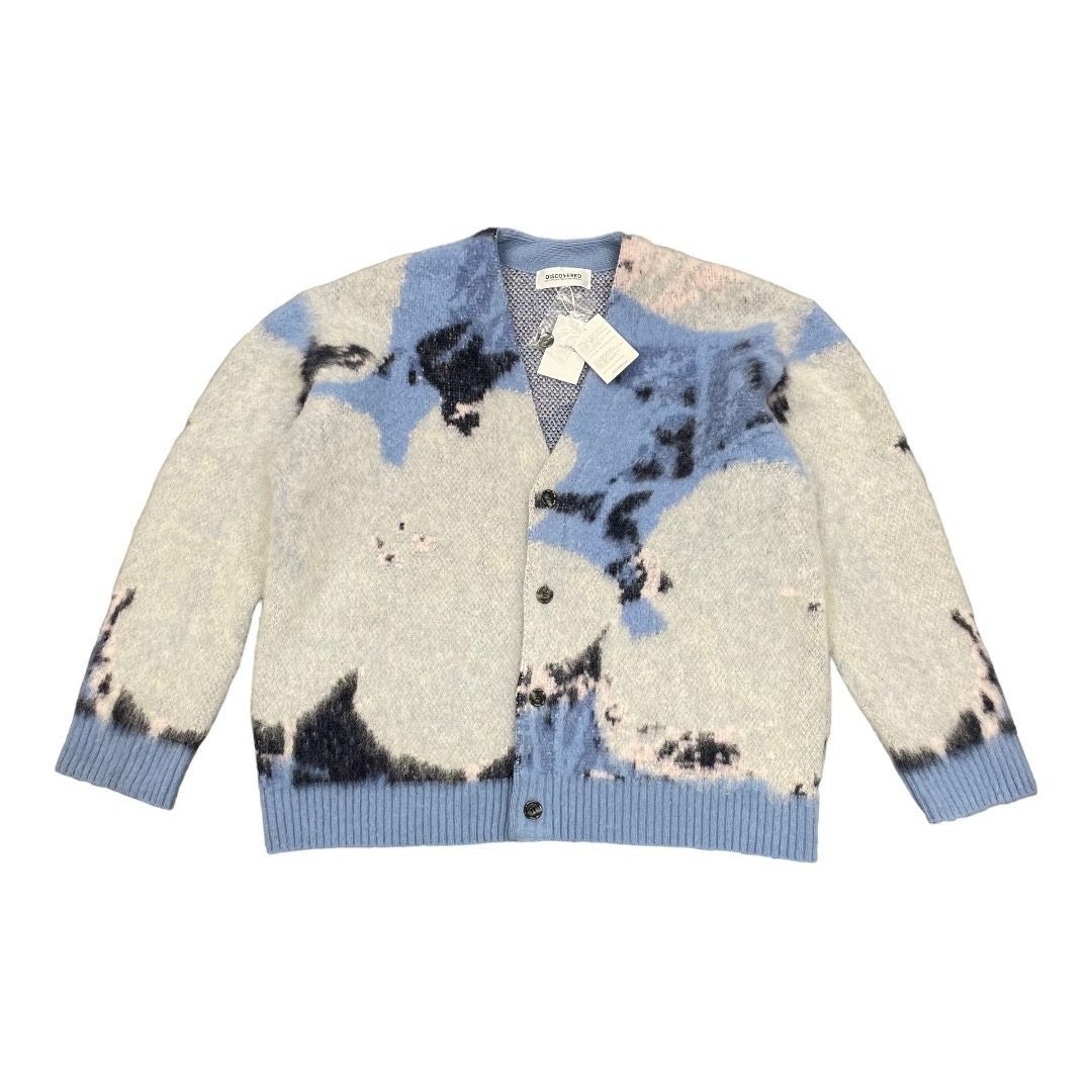 定価49500円 未使用 DISCOVERED 23SS ART MOHAIR SHAGGY KNIT CARDIGAN 