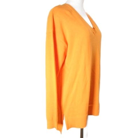エンフォルド　シルク　コットン　半袖　ニット　カットソー　オレンジ　38 item343047360901-1-2.jpg