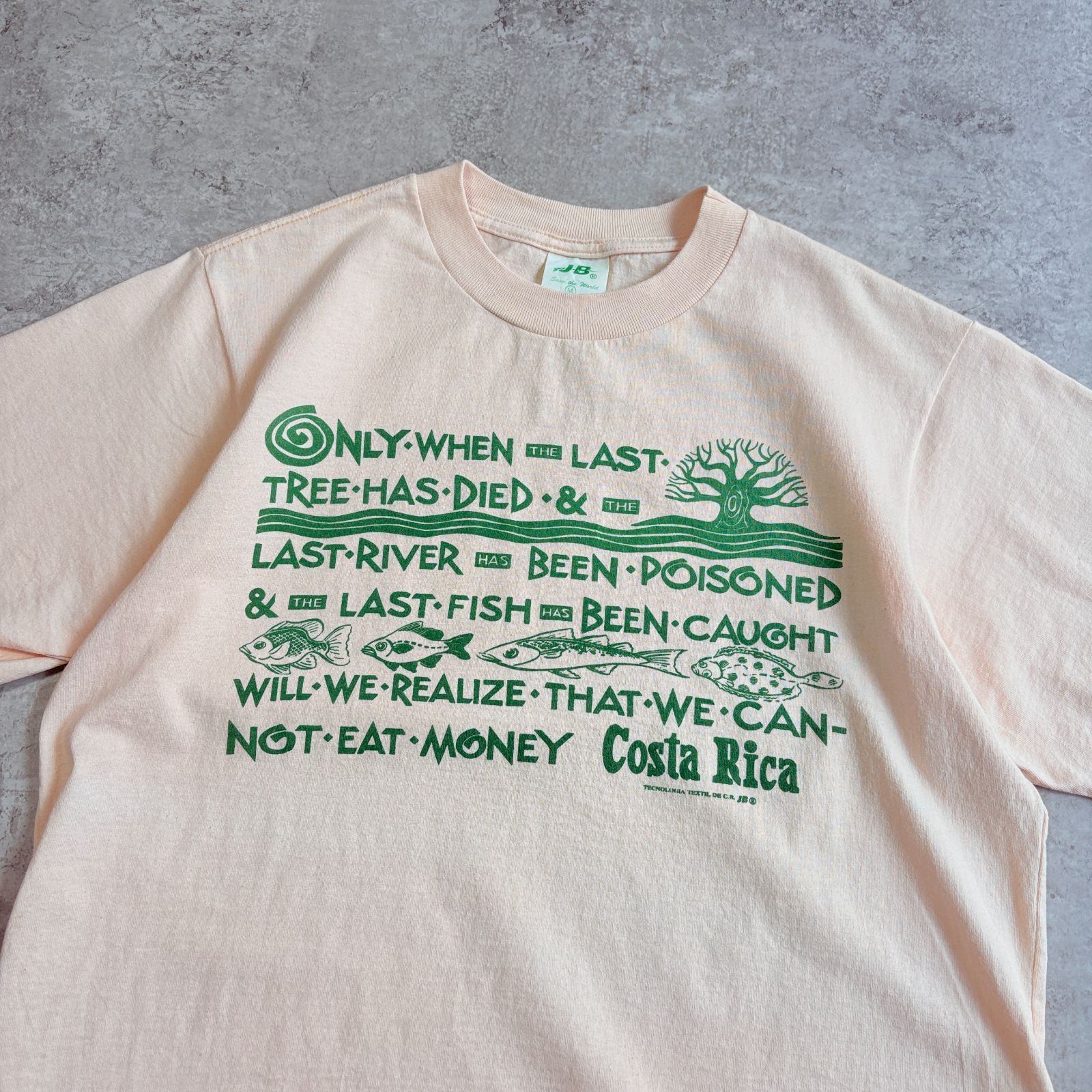 90s ヴィンテージ 環境保護 Tシャツ 90s Environmental Protection Message T-shirt 環境保護