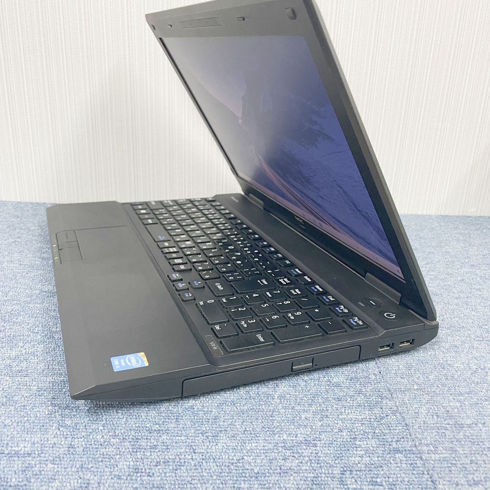 超美品❗NEC黒ノートパソコン❗設定済すぐ使える❗カメラ搭載