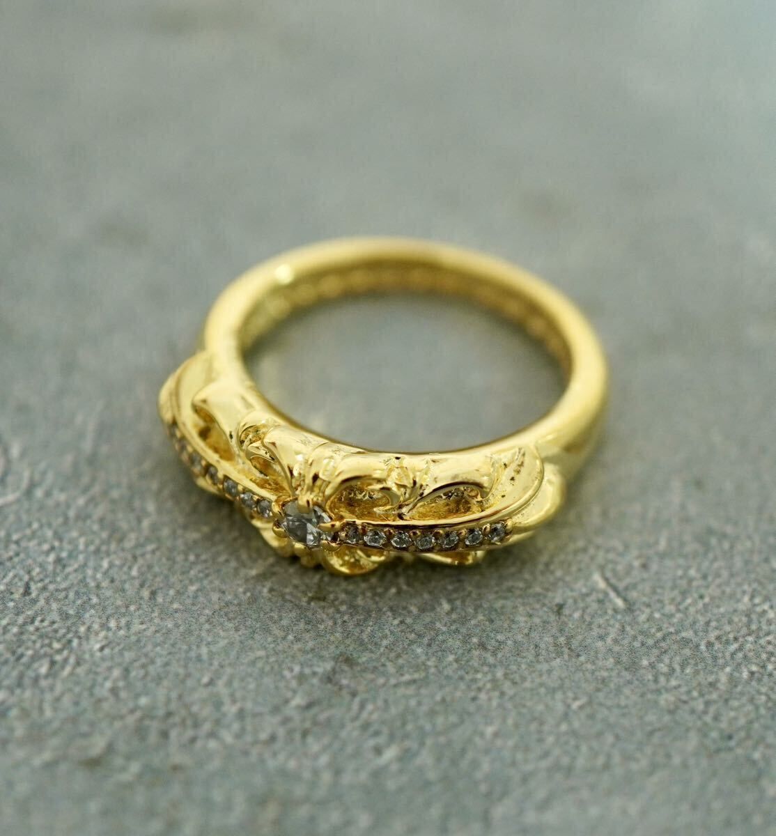 美品 18号 BIG HAND ビッグハンド ターコイズ リーフ リング 指輪 BIG